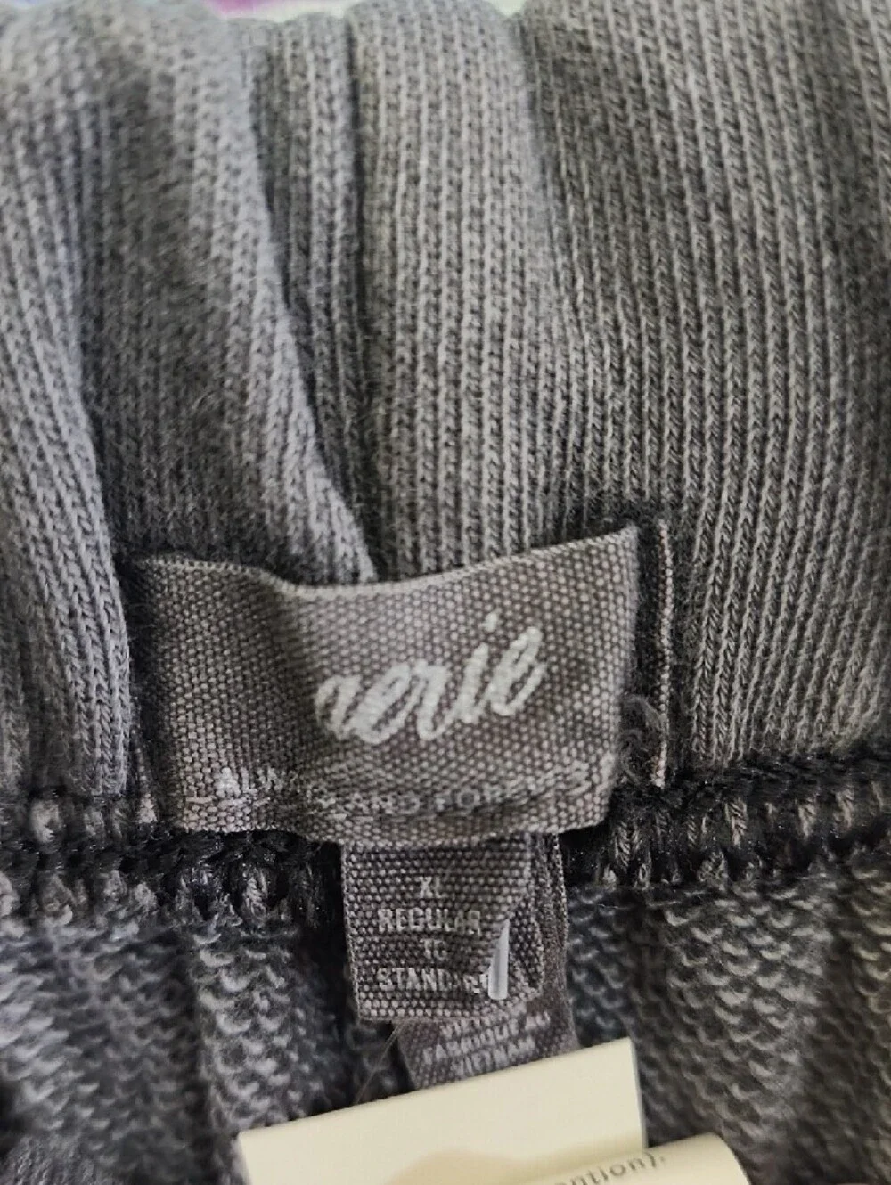 aerie Charcoal Ribbed Knit Lounge Sweatpants
